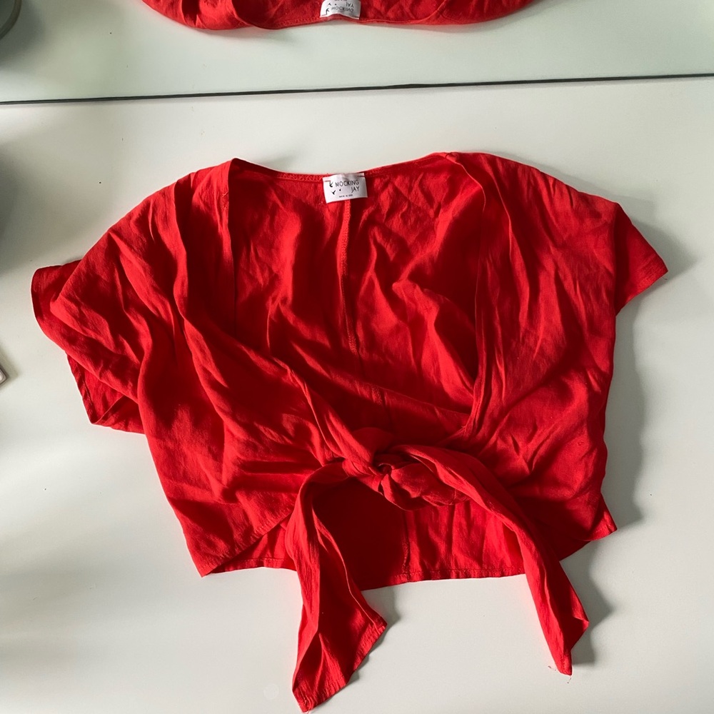 Front tie shirt